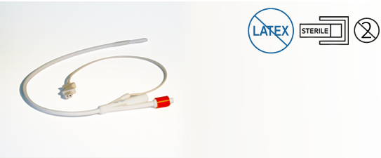 Foley catheter latex free with temp sensor