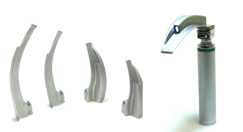 NOVALITE Premier Fiber Optic Reusable Laryngoscope Blades